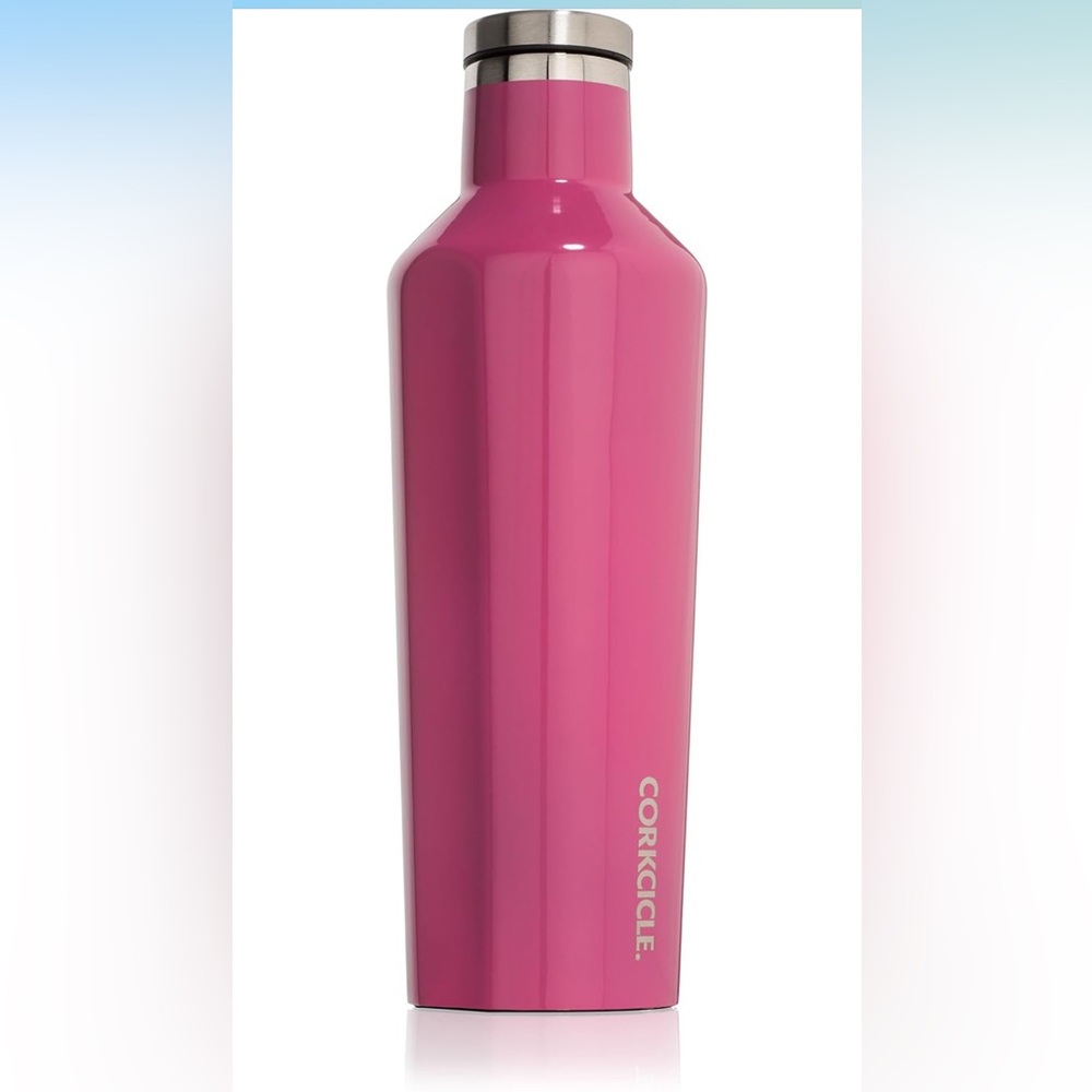 Corkcicle Canteen Thermos, 16 oz, Pink